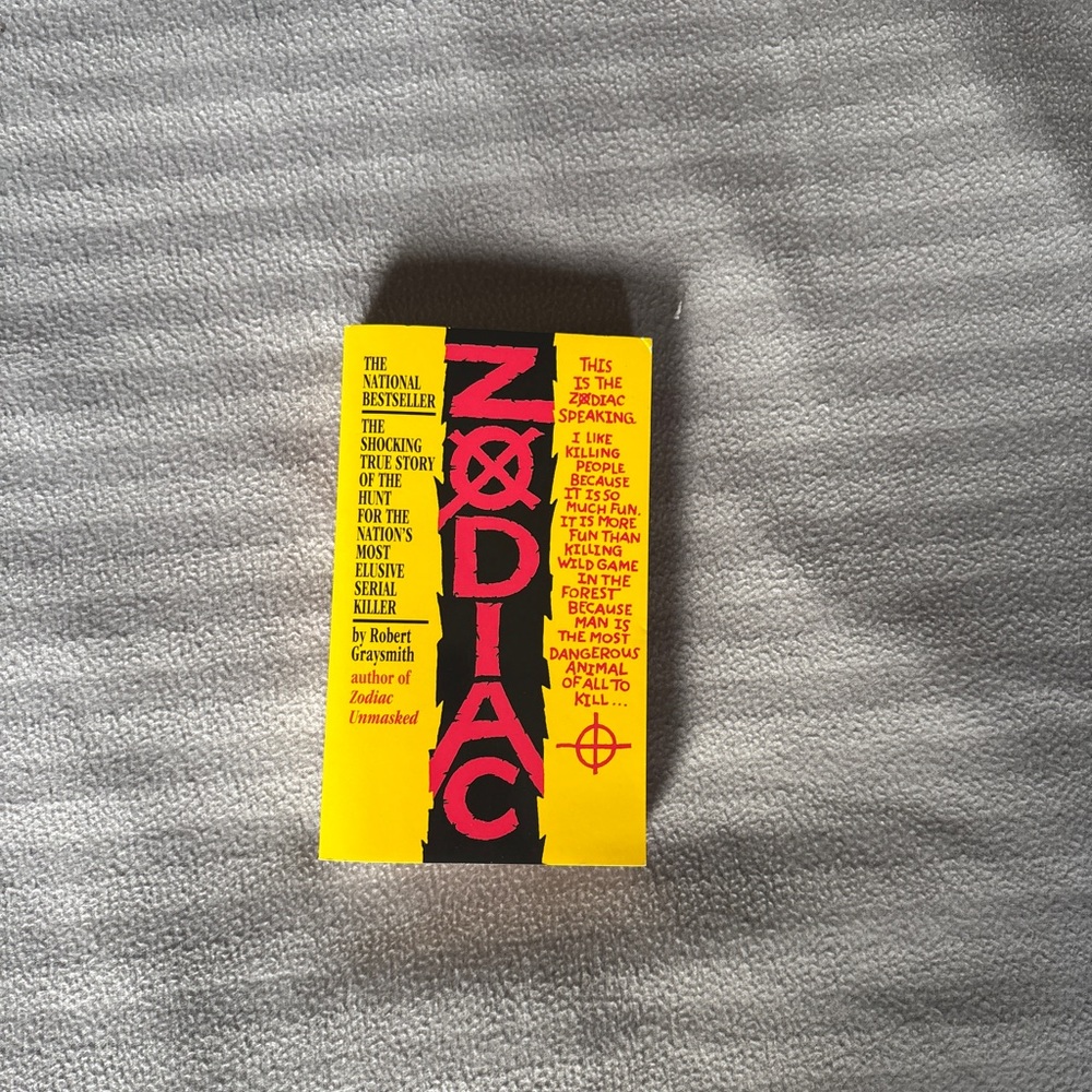 Zodiac Book with Bold Yellow and Red Design